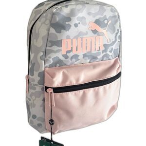 NWT Puma Evercat Rhythm Mini Backpack Pink \ Gray Camo